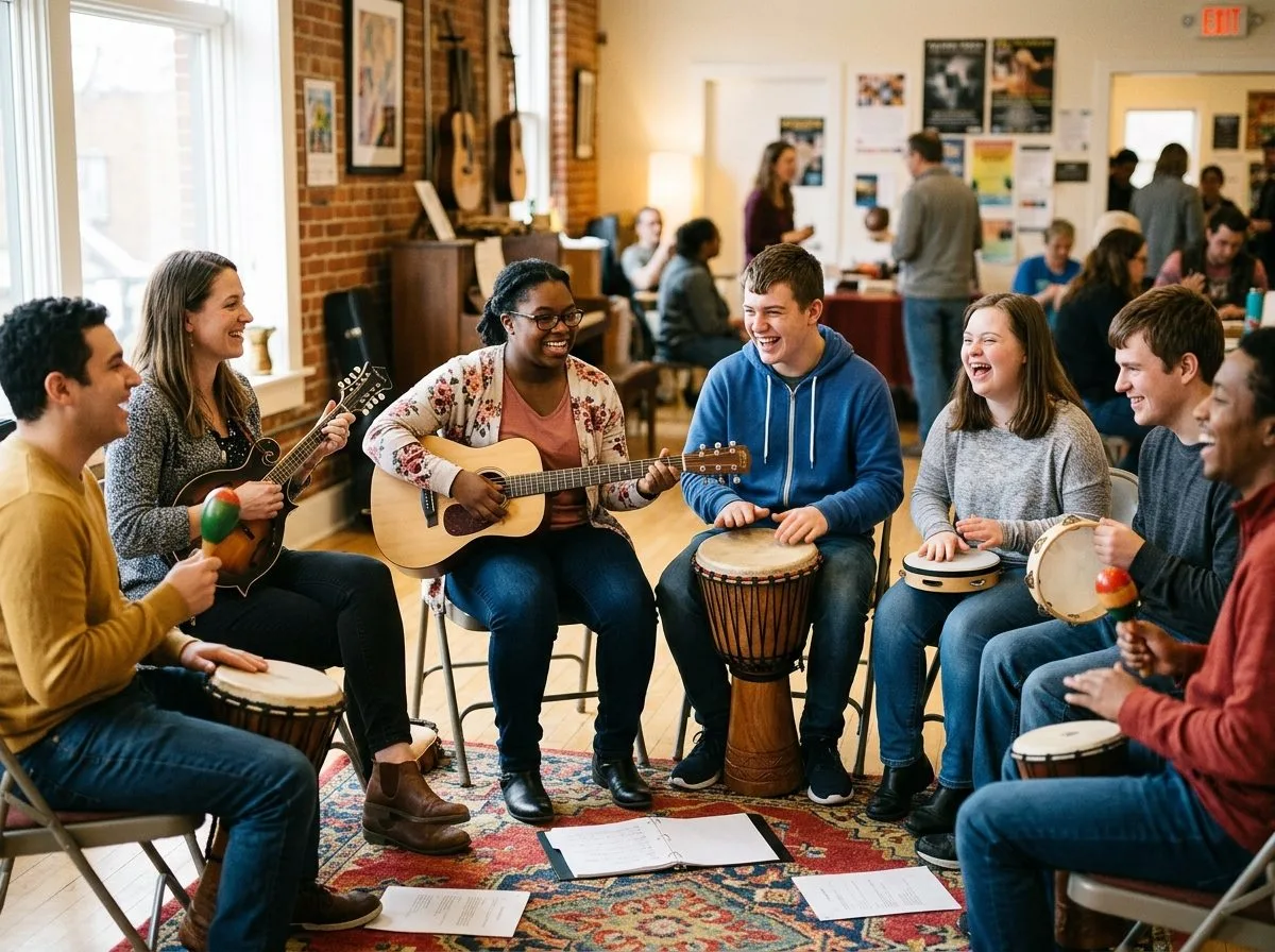 Music, rhythm and social leisure recreation